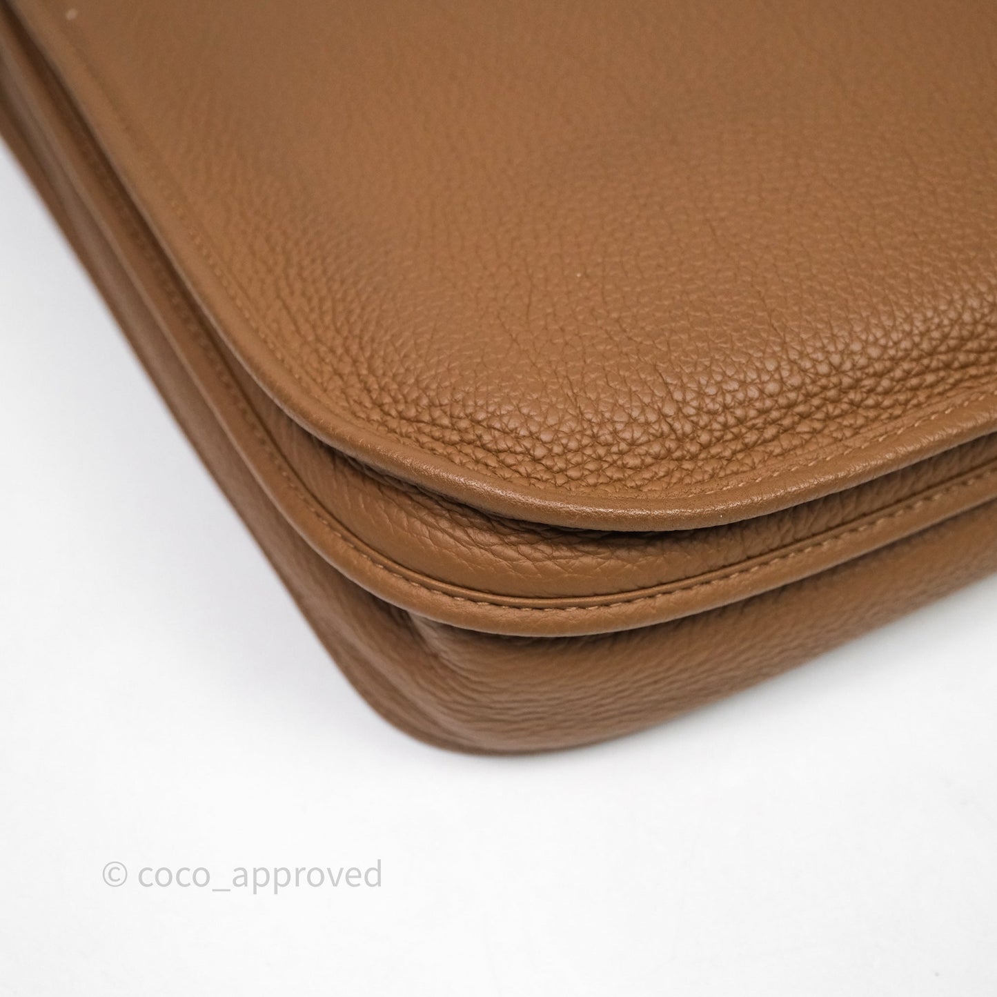 Hermes Evelyne III 29 Alezan 3G Clemence Palladium Hardware