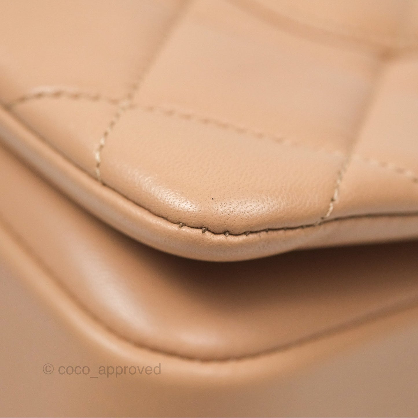 Chanel Trendy CC Small Beige Lambskin Gold Hardware 22S