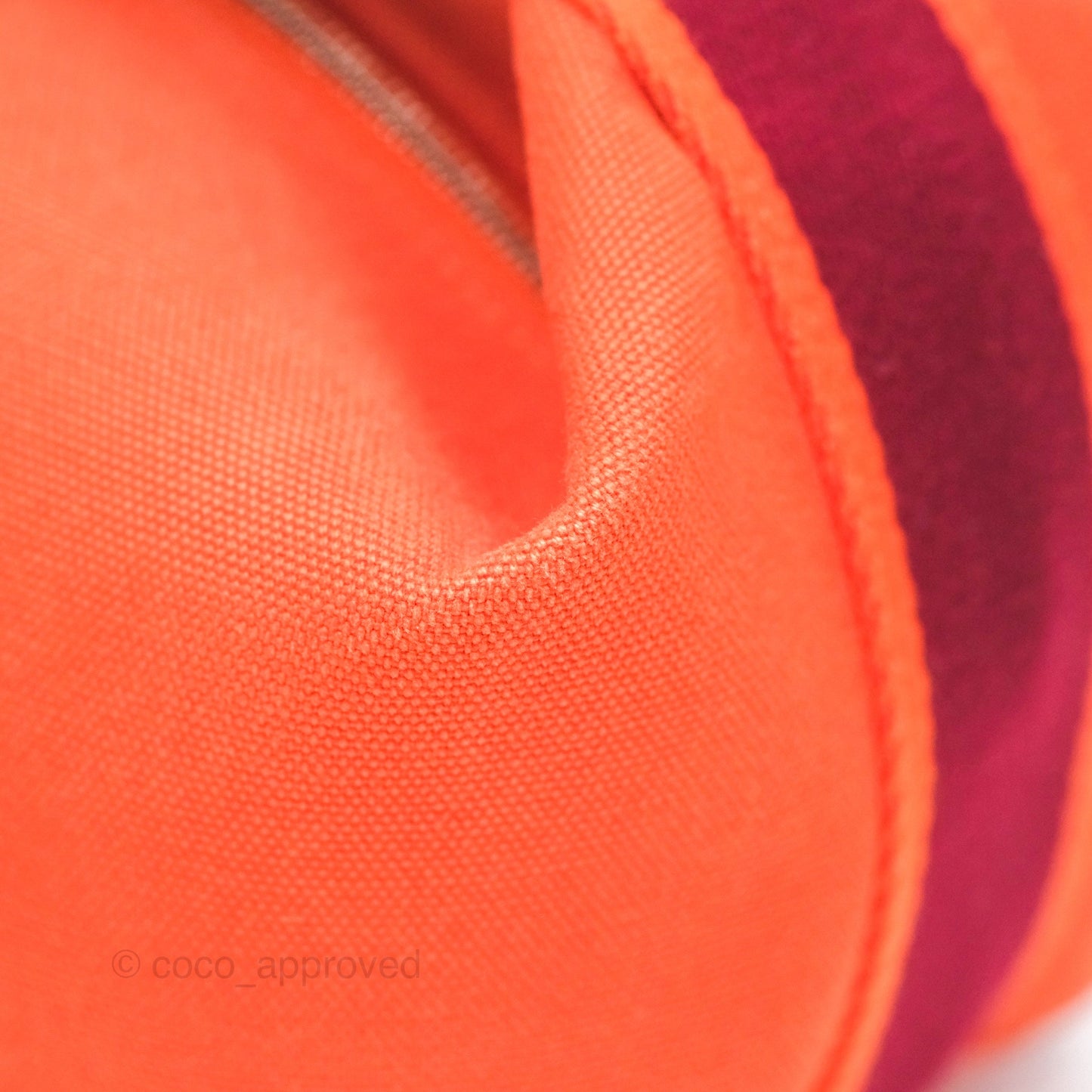 Hermès Small Bride-A-Brac Orange Feu Canvas