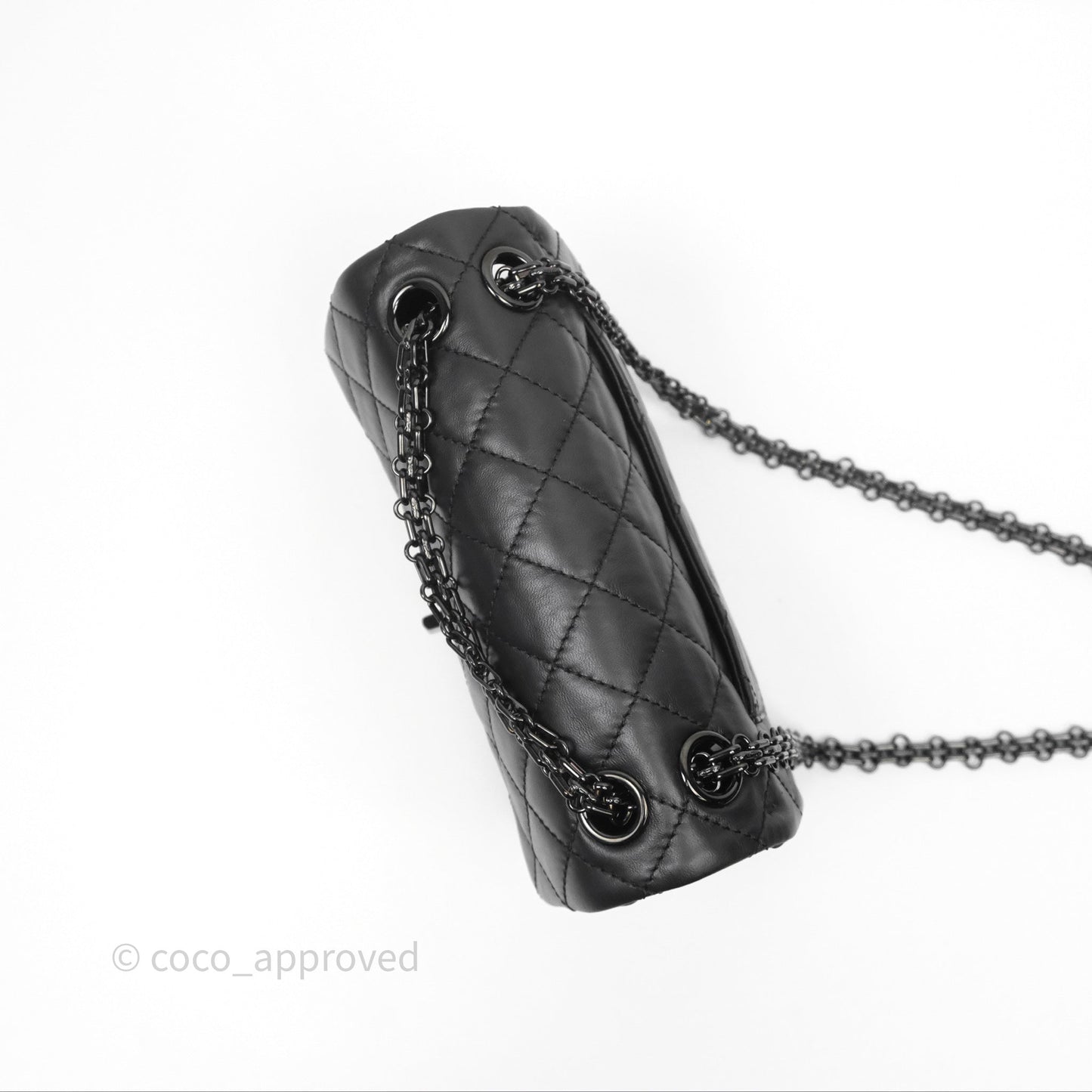Chanel Quilted Mini Reissue 224 So Black Calfskin