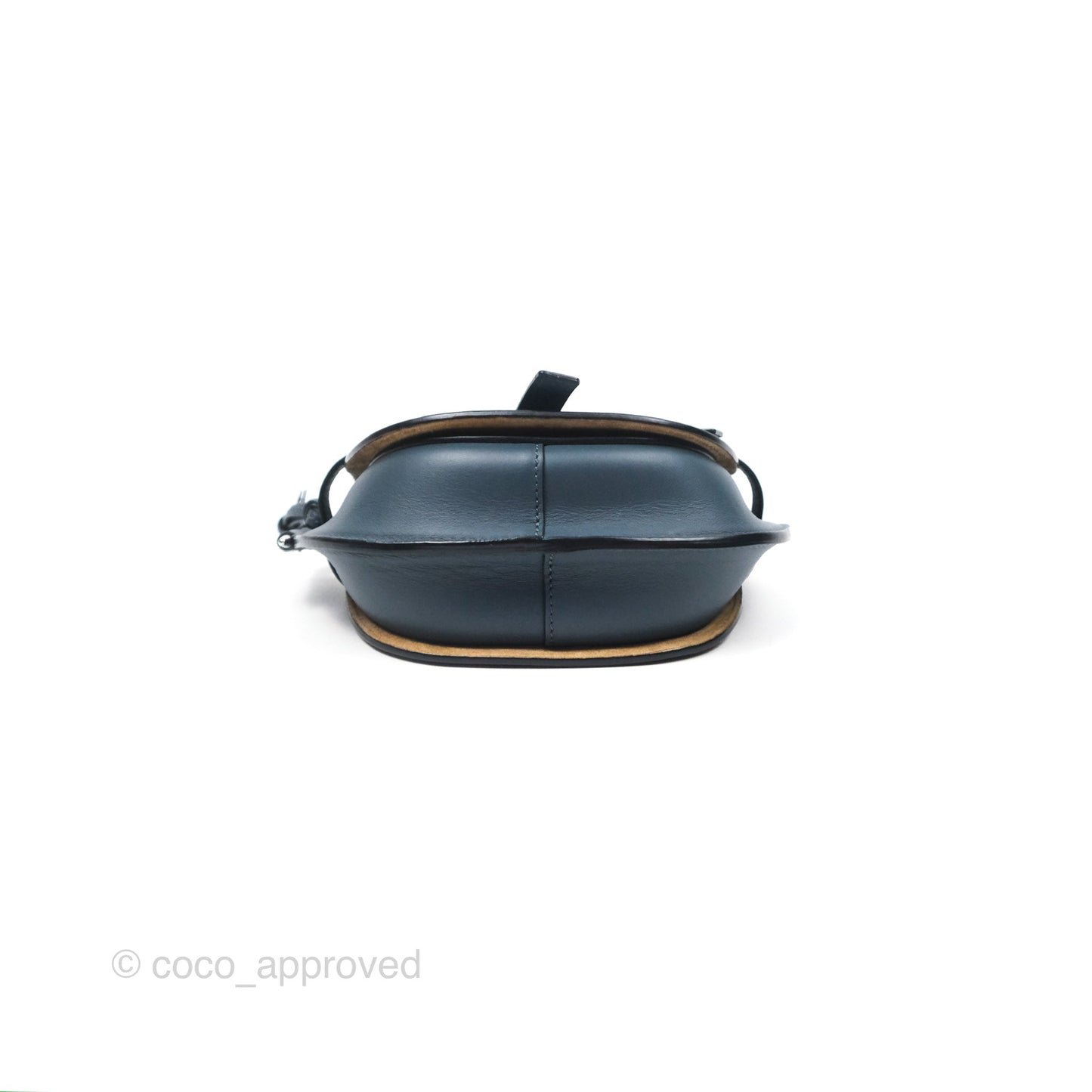 Loewe Mini Gate Dual bag Onyx Blue Soft Calfskin Jacquard Strap