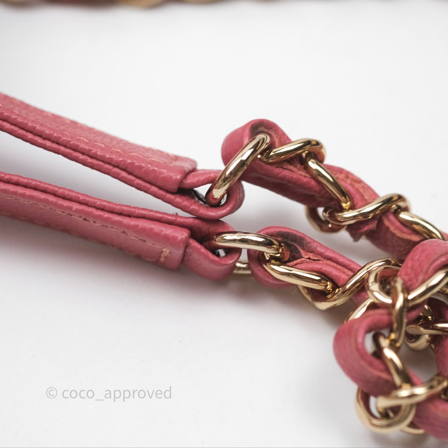 Chanel Quilted Medium Business Affinity Flap Rose Pink Caviar Gold Hardware