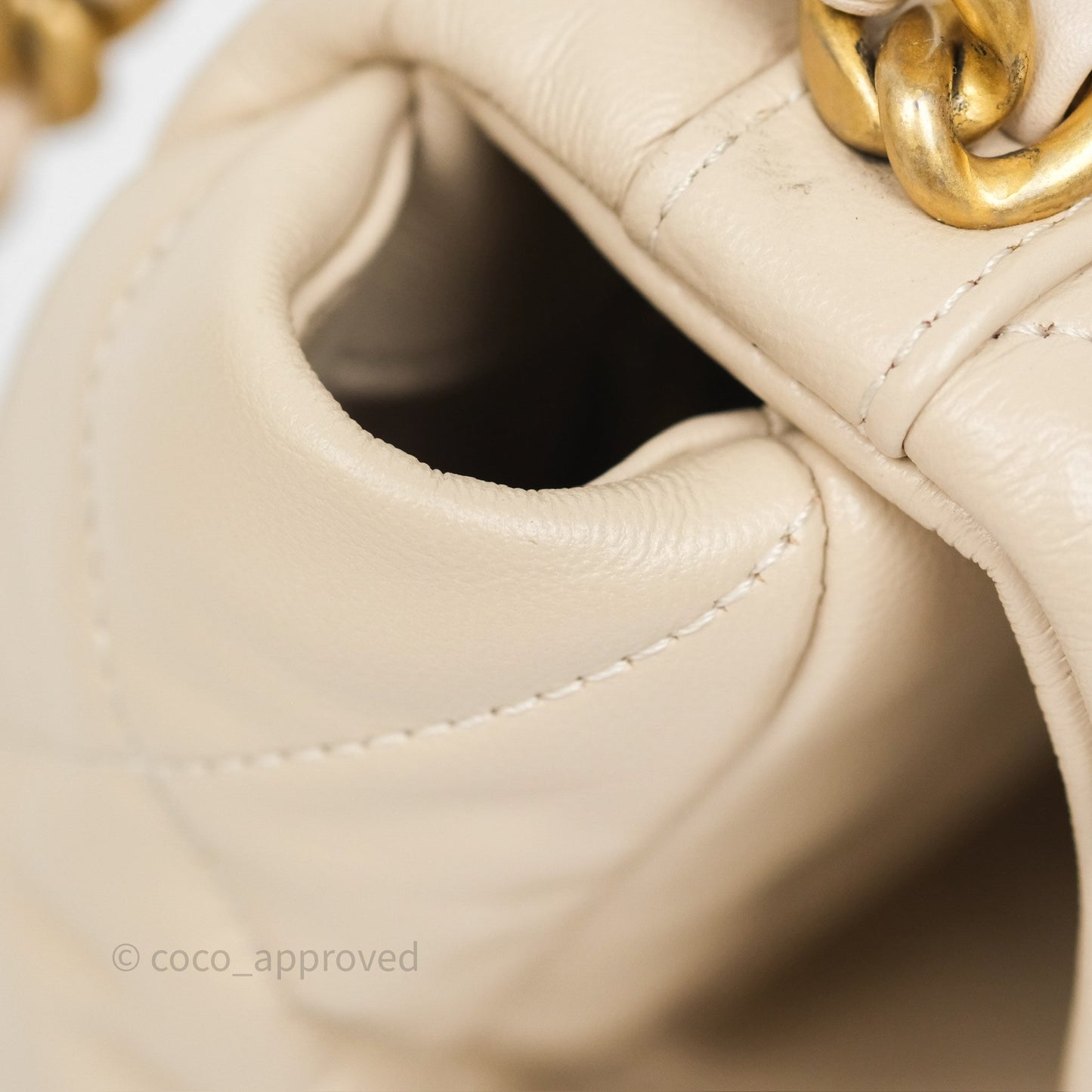 Chanel 19 Small Light Beige Mixed Hardware