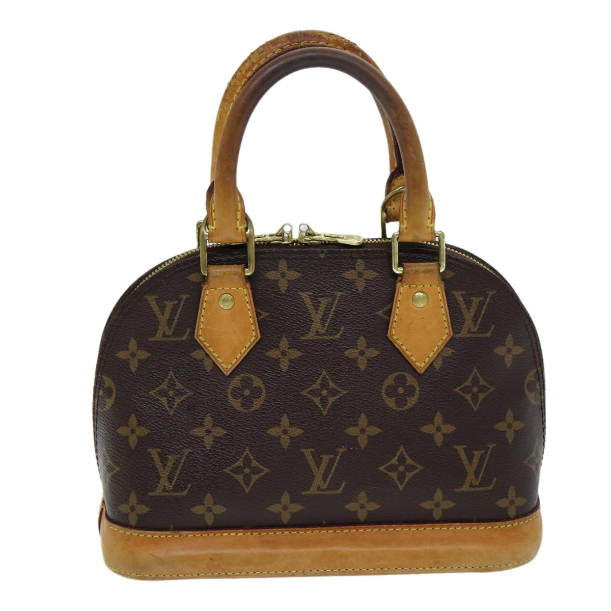 LOUIS VUITTON Monogram Alma BB Hand Bag 2way M53152 LV 81420