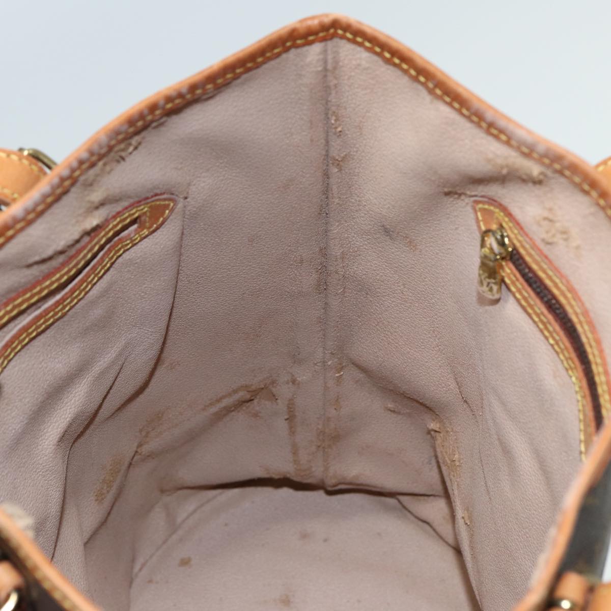 LOUIS VUITTON Monogram Bucket GM Shoulder Bag M42236 LV 81430
