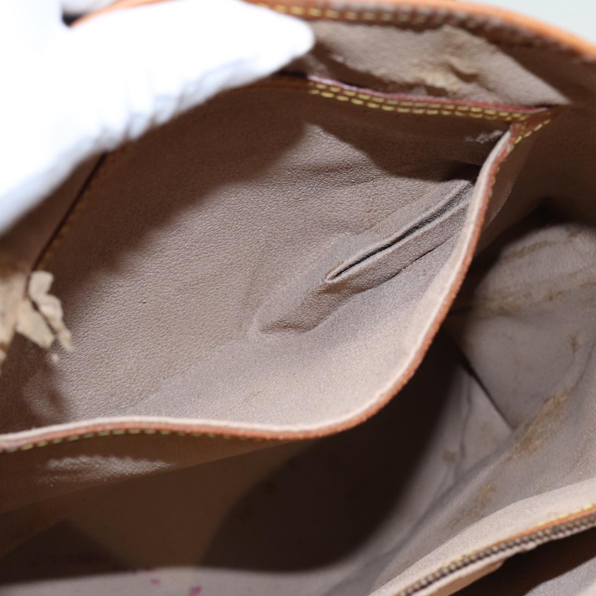 LOUIS VUITTON Monogram Bucket GM Shoulder Bag M42236 LV 81430