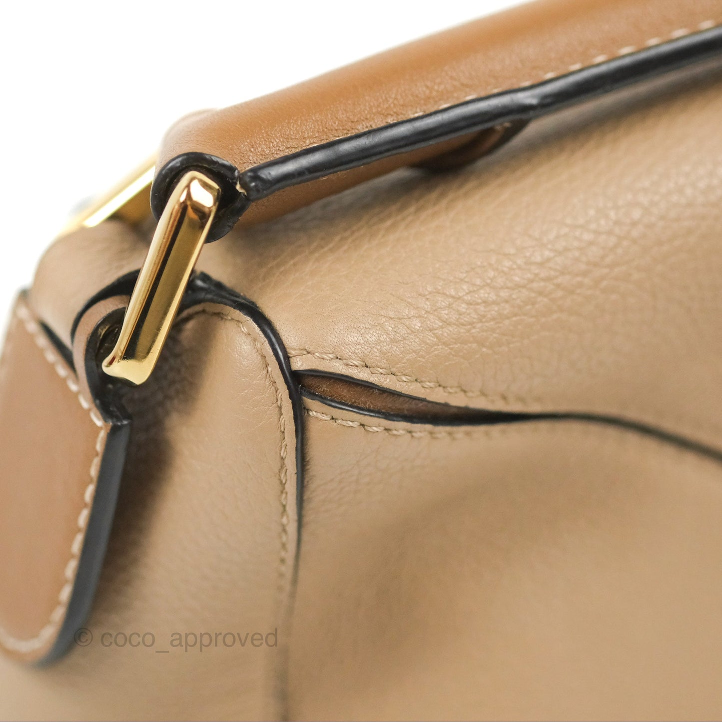 Loewe Small Puzzle Bag Sand Grained Calfskin