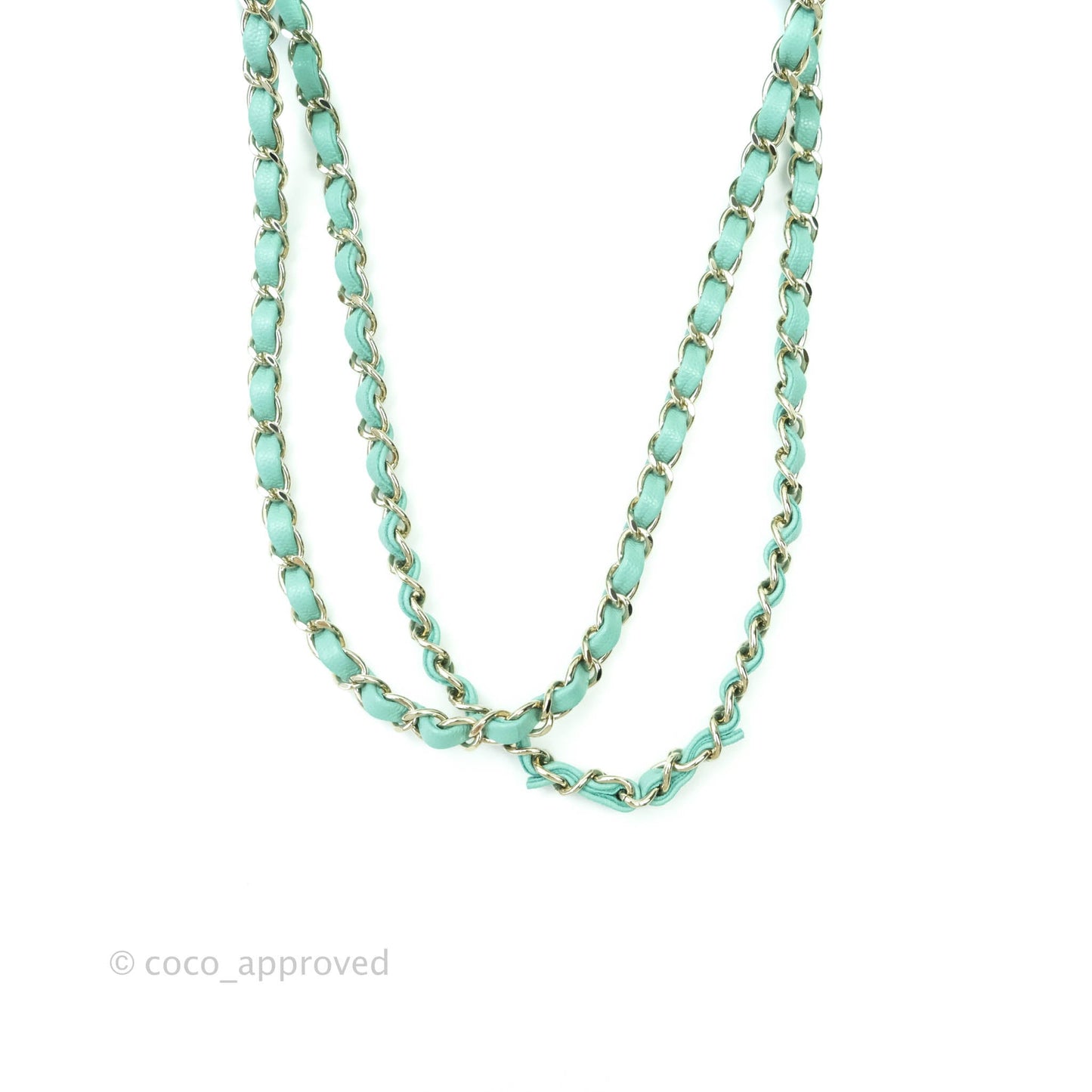 Chanel Classic Small S/M Flap Tiffany Blue Mint Caviar Gold Hardware 21S