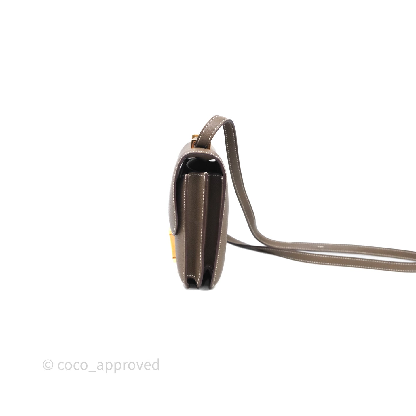 Hermès Constance Mini 18cm Etoupe Epsom Gold Hardware