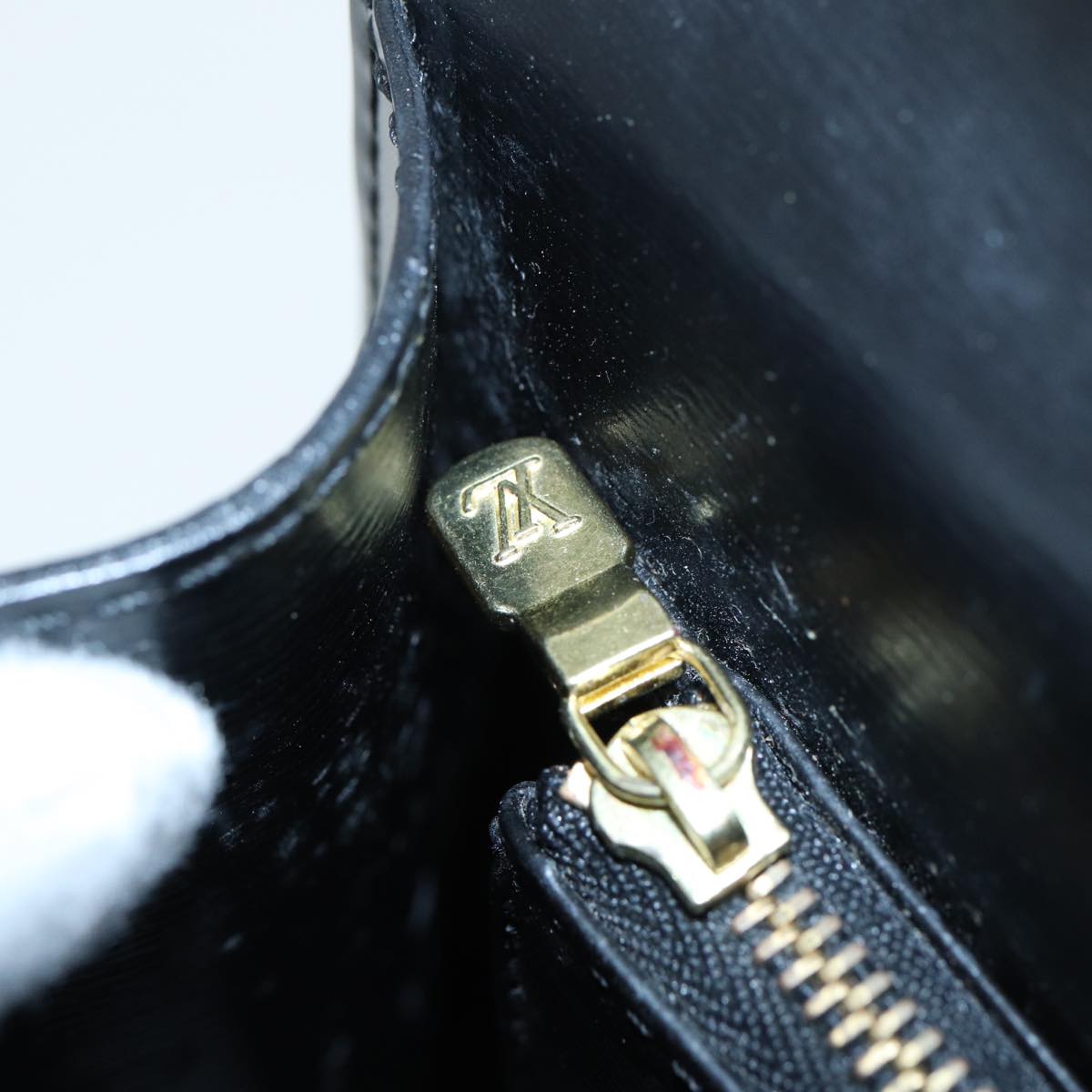 LOUIS VUITTON Epi Malesherbes Hand Bag Black M52372 LV 81533