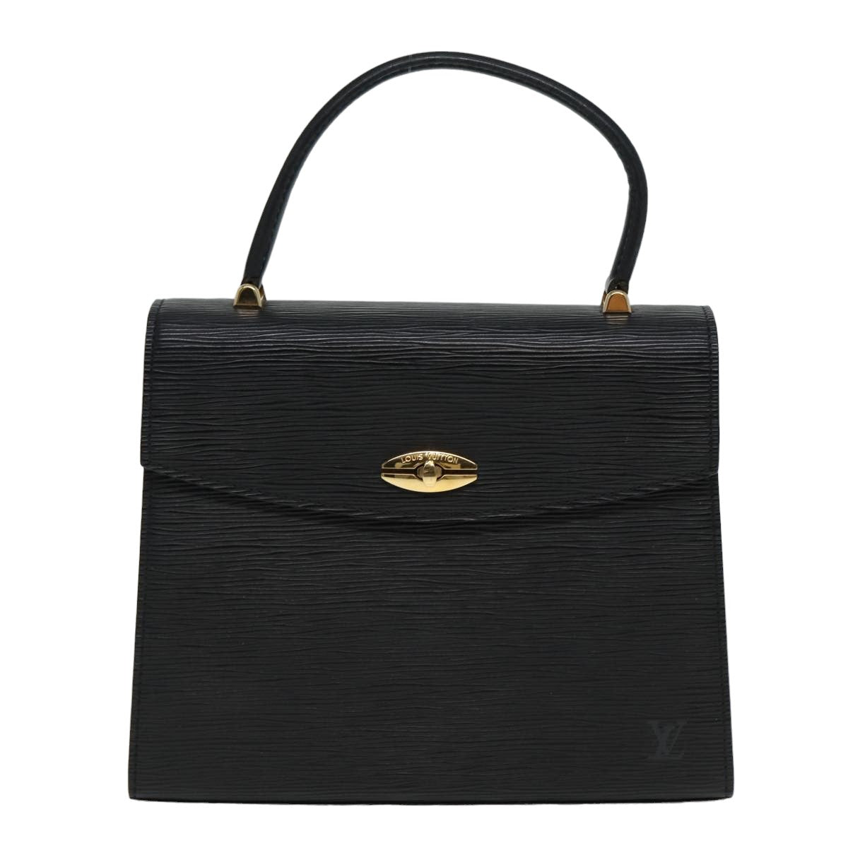 LOUIS VUITTON Epi Malesherbes Hand Bag Black M52372 LV 81533