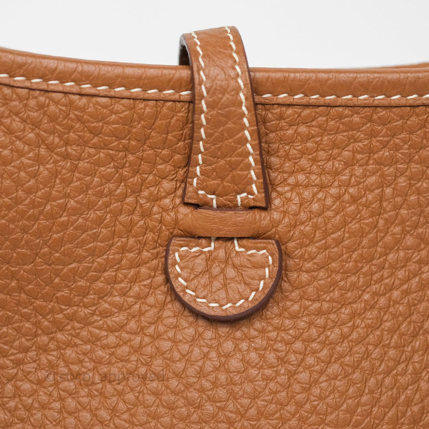 Hermès Mini Evelyne 16 Amazone Gold 37 Clemence Palladium Hardware