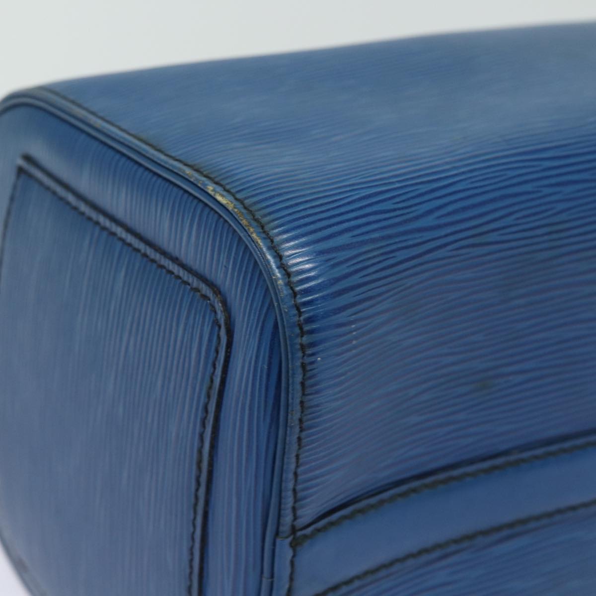 LOUIS VUITTON Epi Speedy 25 Hand Bag Toledo Blue M43015 LV 81576