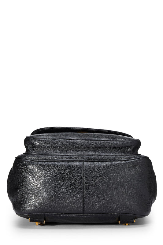 Chanel,  Black Caviar Backpack Medium, Black