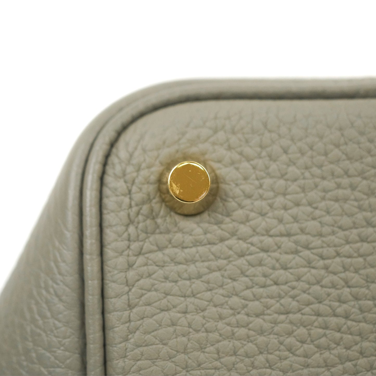 Hermès Picotin Lock 18 Gris Meyer 0L Taurillon Clemence Gold Hardware