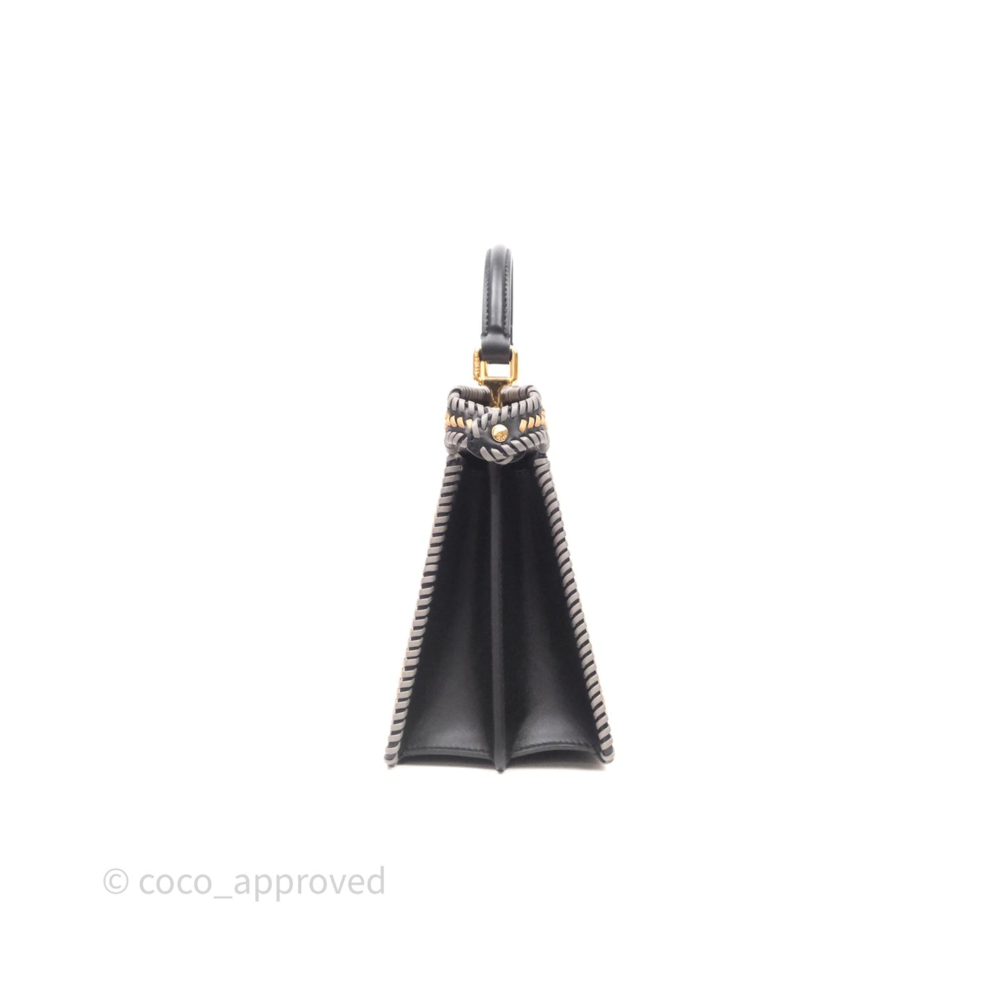 Fendi Small Peekaboo Iseeu Black/ Grey