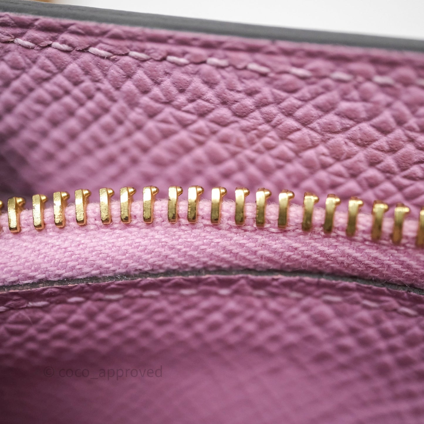 Hermès Kelly To Go Wallet Chai 0M Epsom Gold Hardware