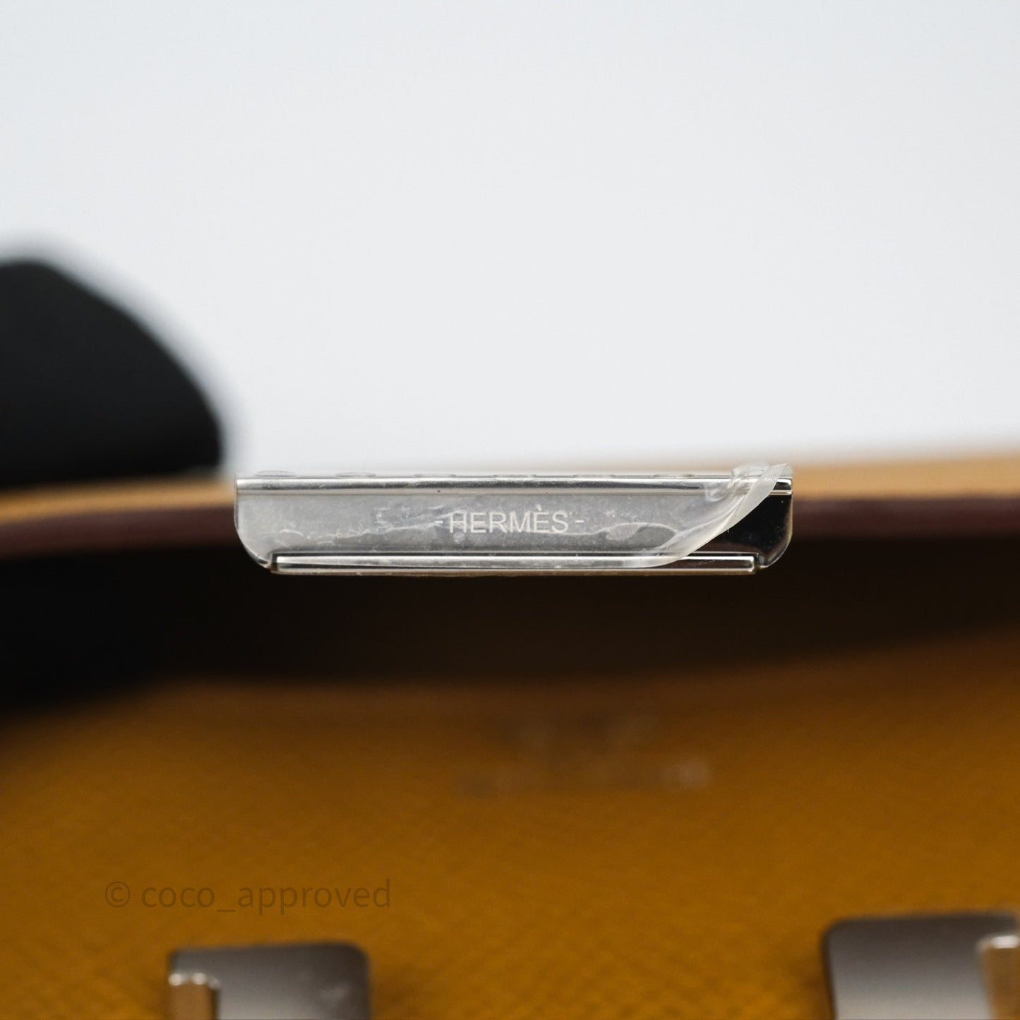 Hermès Constance Slim Wallet Sesame 2S Epsom Palladium Hardware