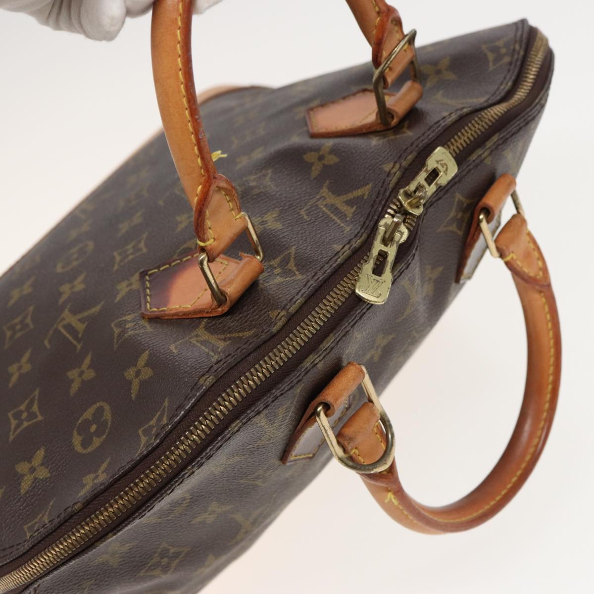 LOUIS VUITTON Monogram Alma Hand Bag M51130 LV 81714