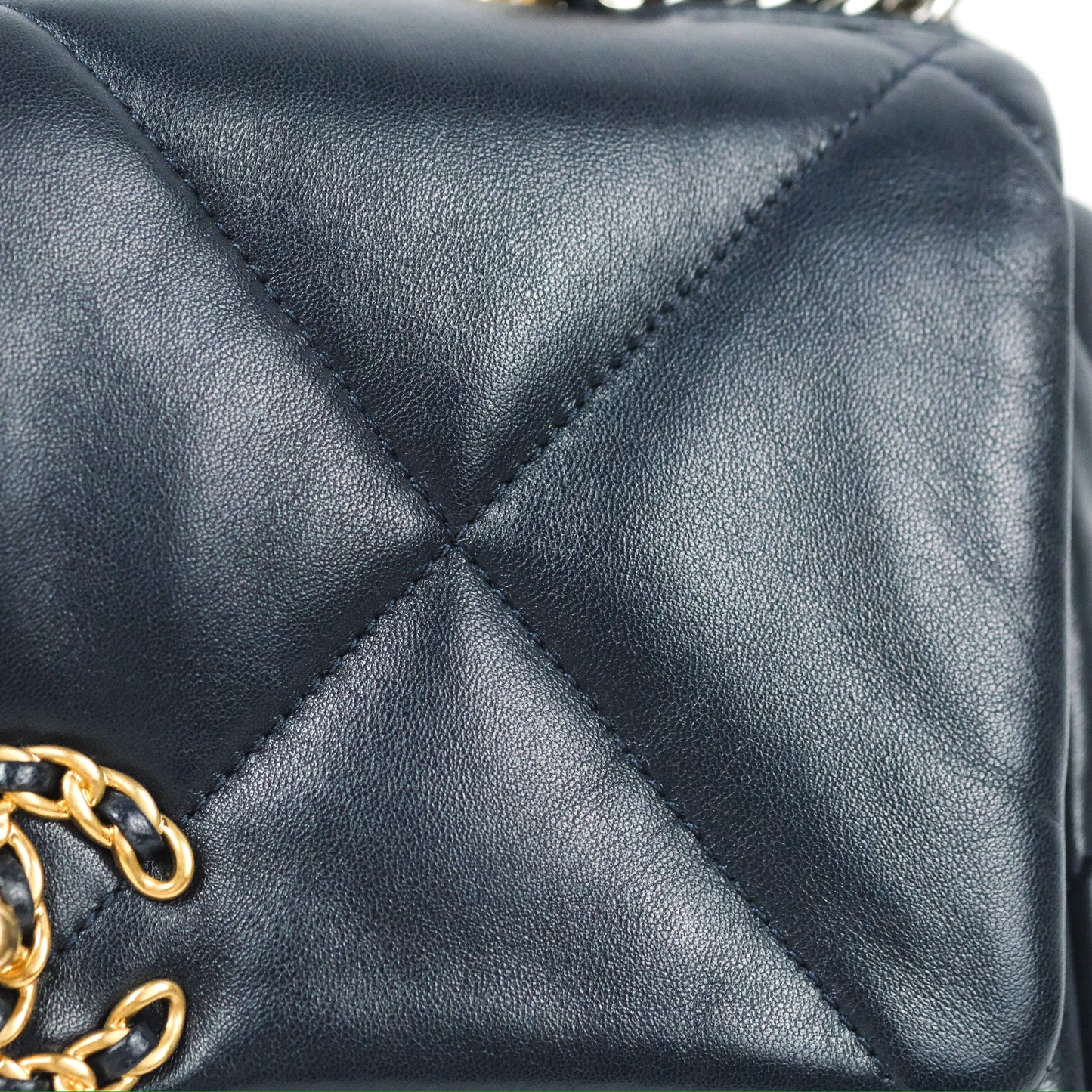 Chanel 19 Small Navy Mixed Hardware