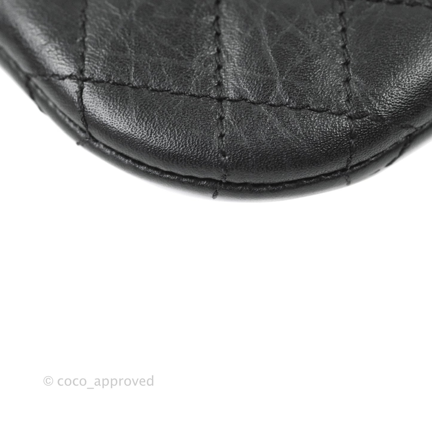 Chanel Quilted Black Crossbody Bag Silver Hardware