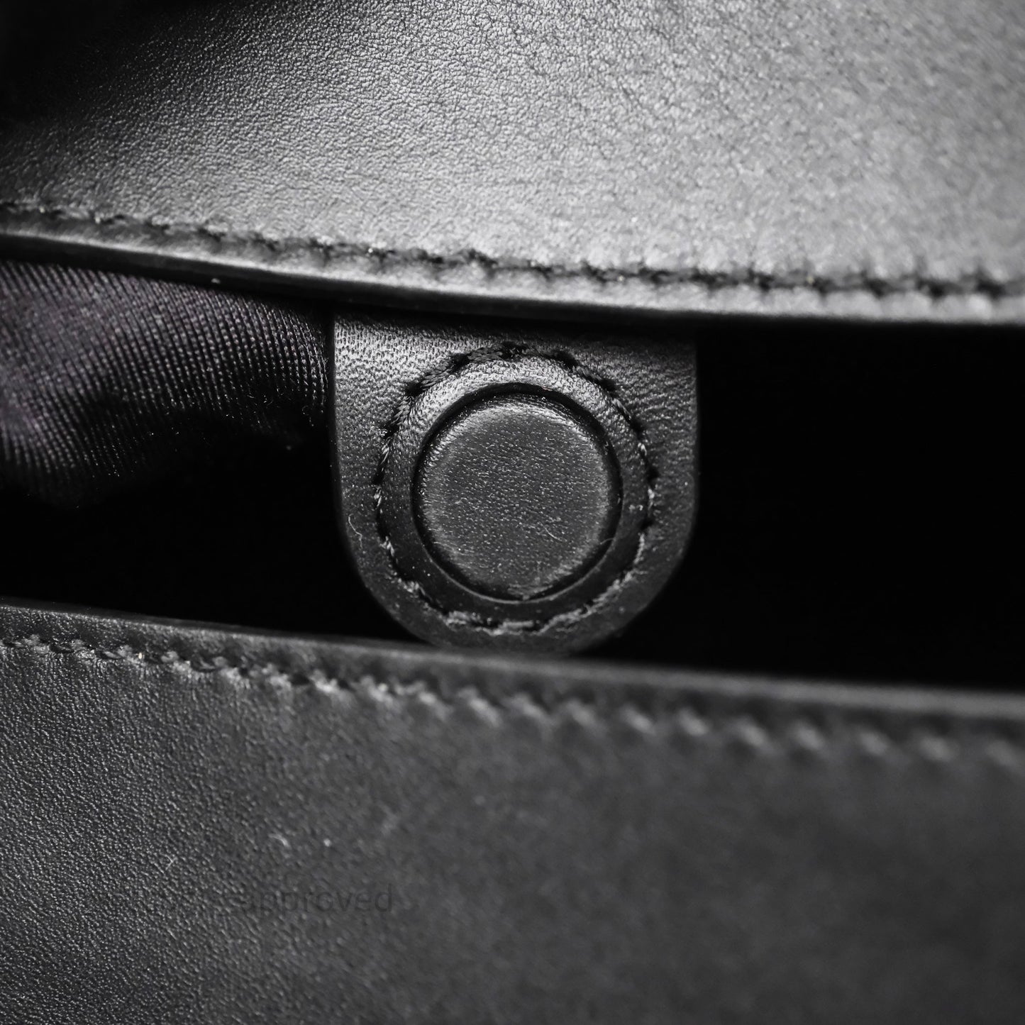 Loewe x Howls Calcifer Luna Shoulder Bag In Black Calfskin