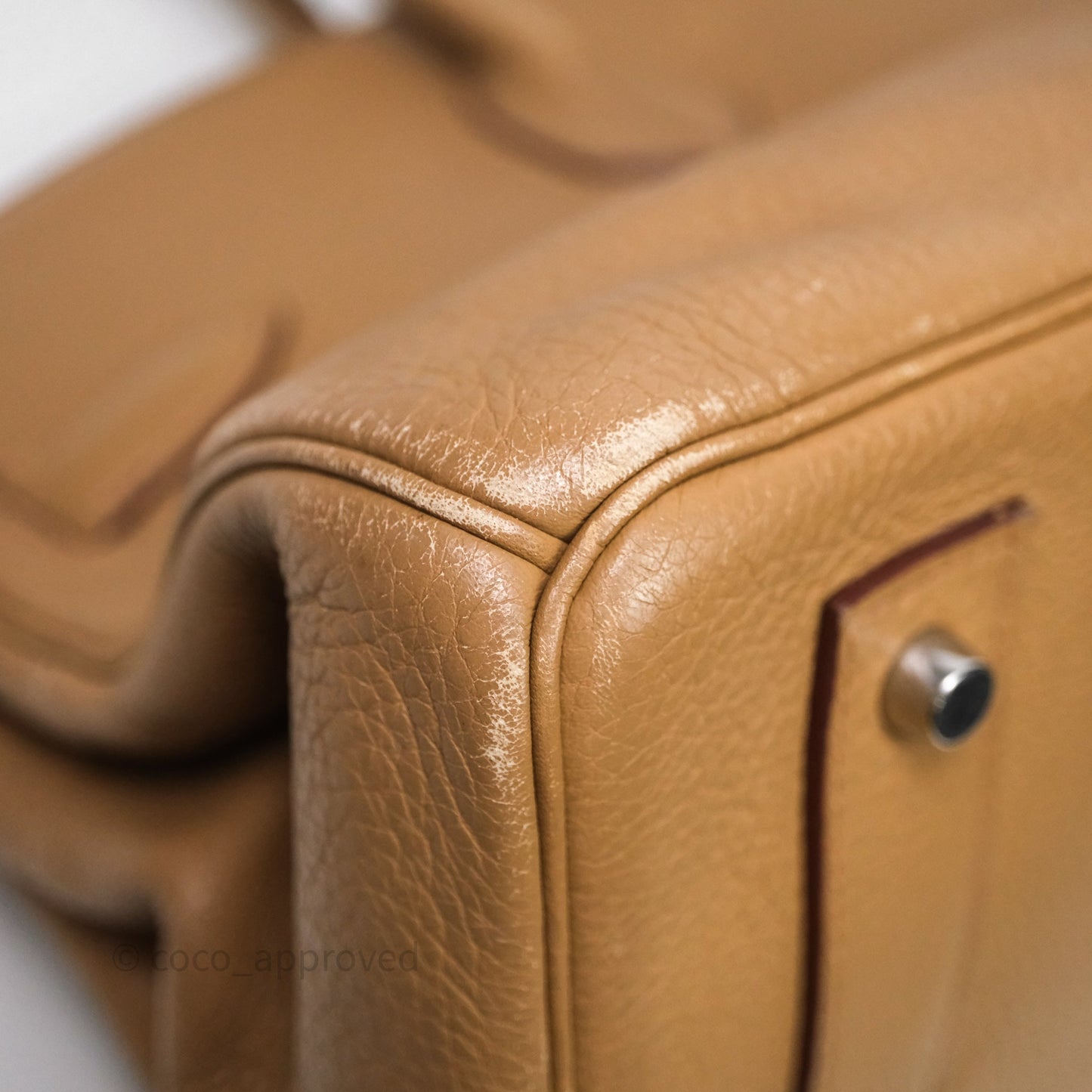Hermès Birkin JPG Shoulder Bag 42 Tabac Camel 24 Palladium Hardware