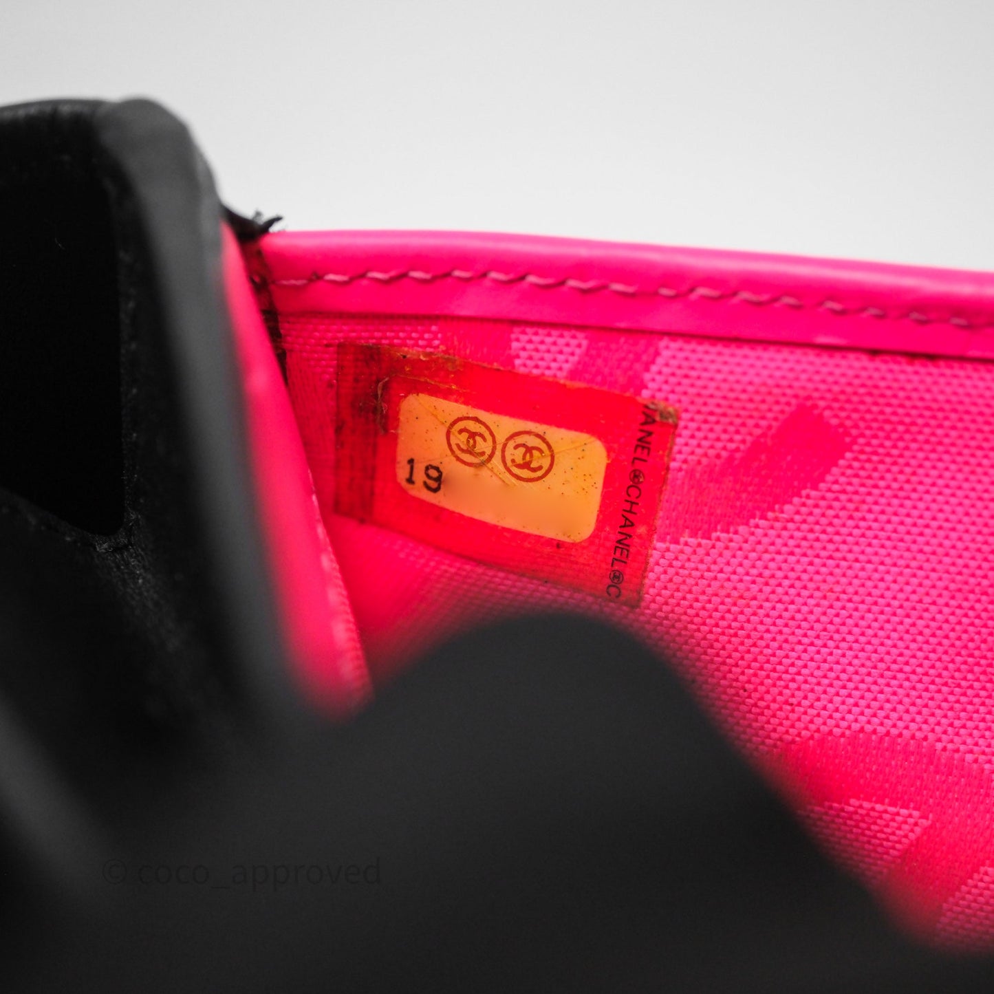 Chanel Quilted Cambon Short Wallet Black
