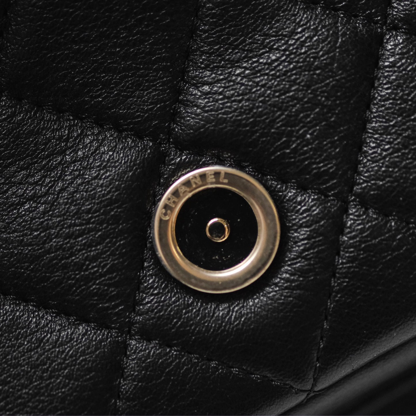 Chanel Quilted Large Duma Drawstring Backpack Black Lambskin Gold Hardware