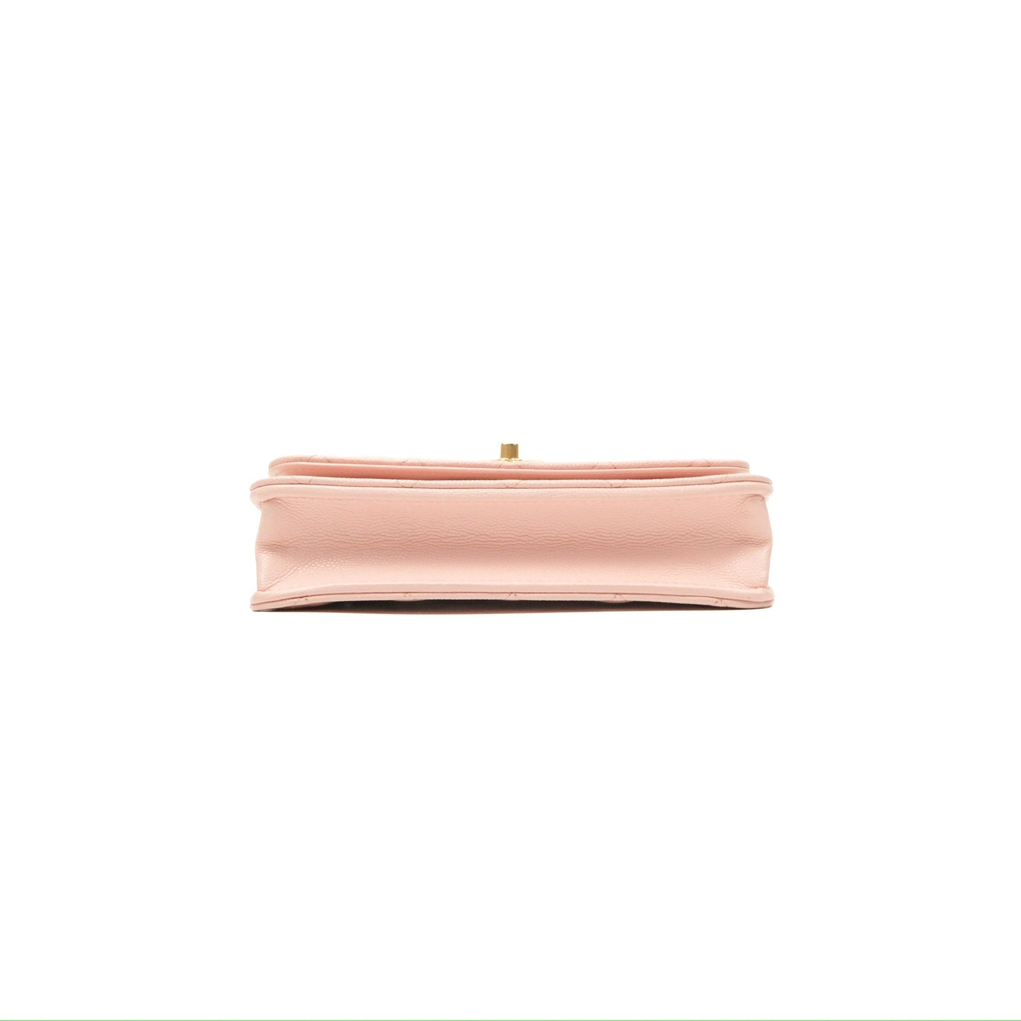 Chanel Mini WOC Phone Holder Pink Caviar Gold Hardware