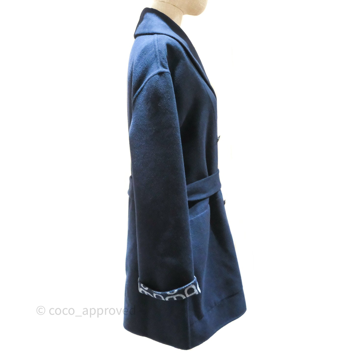 Hermès Coat Bleu Size 38