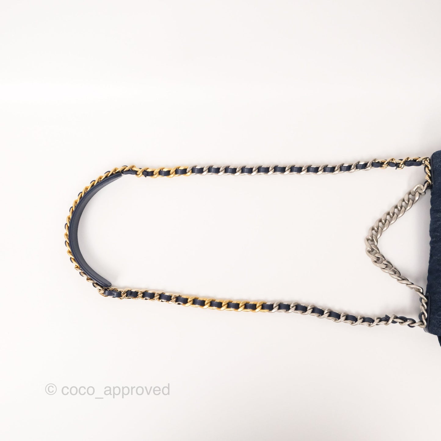 Chanel 19 Small Denim Mixed Hardware 22P