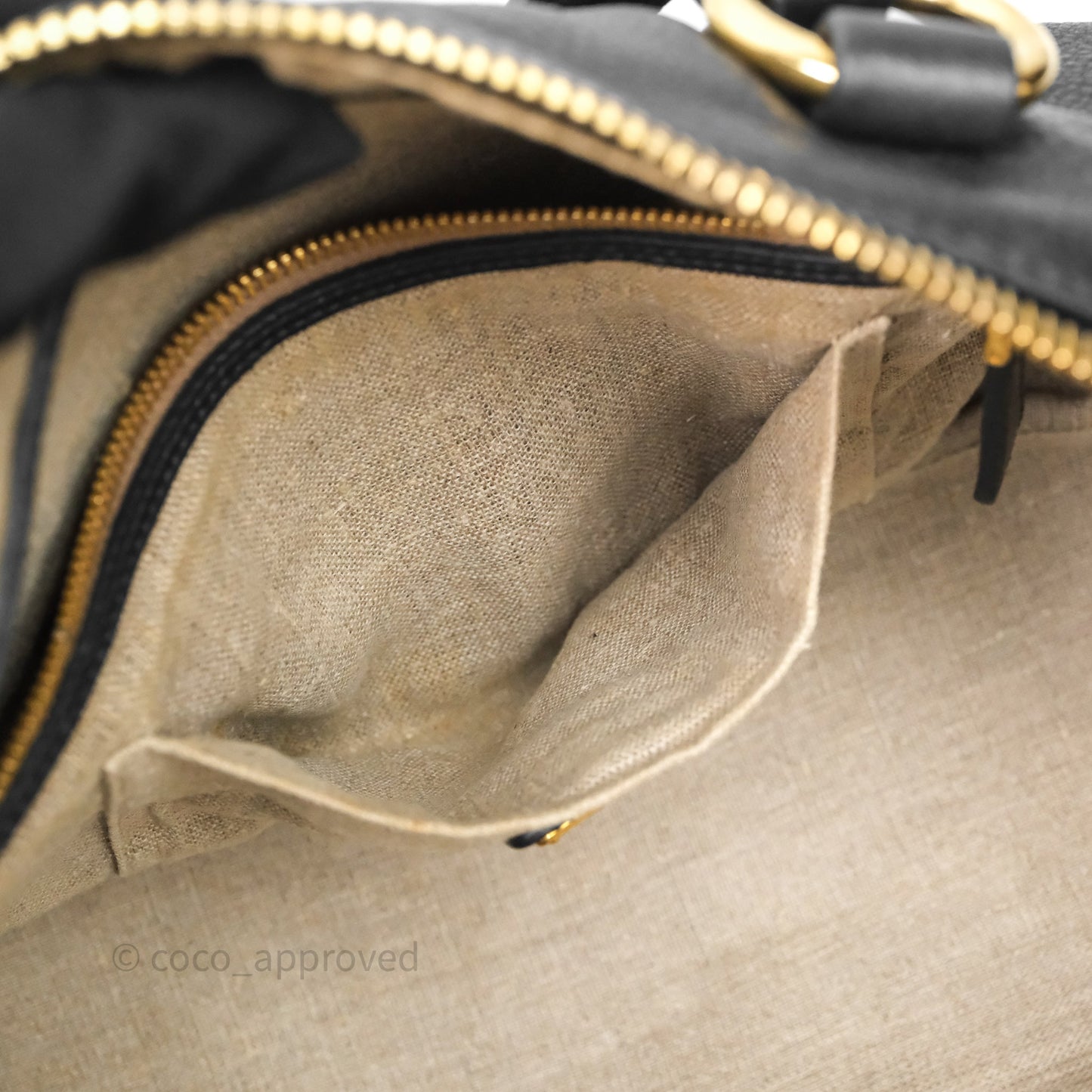Miu Miu Vitello Tote Bag Black Gold Hardware