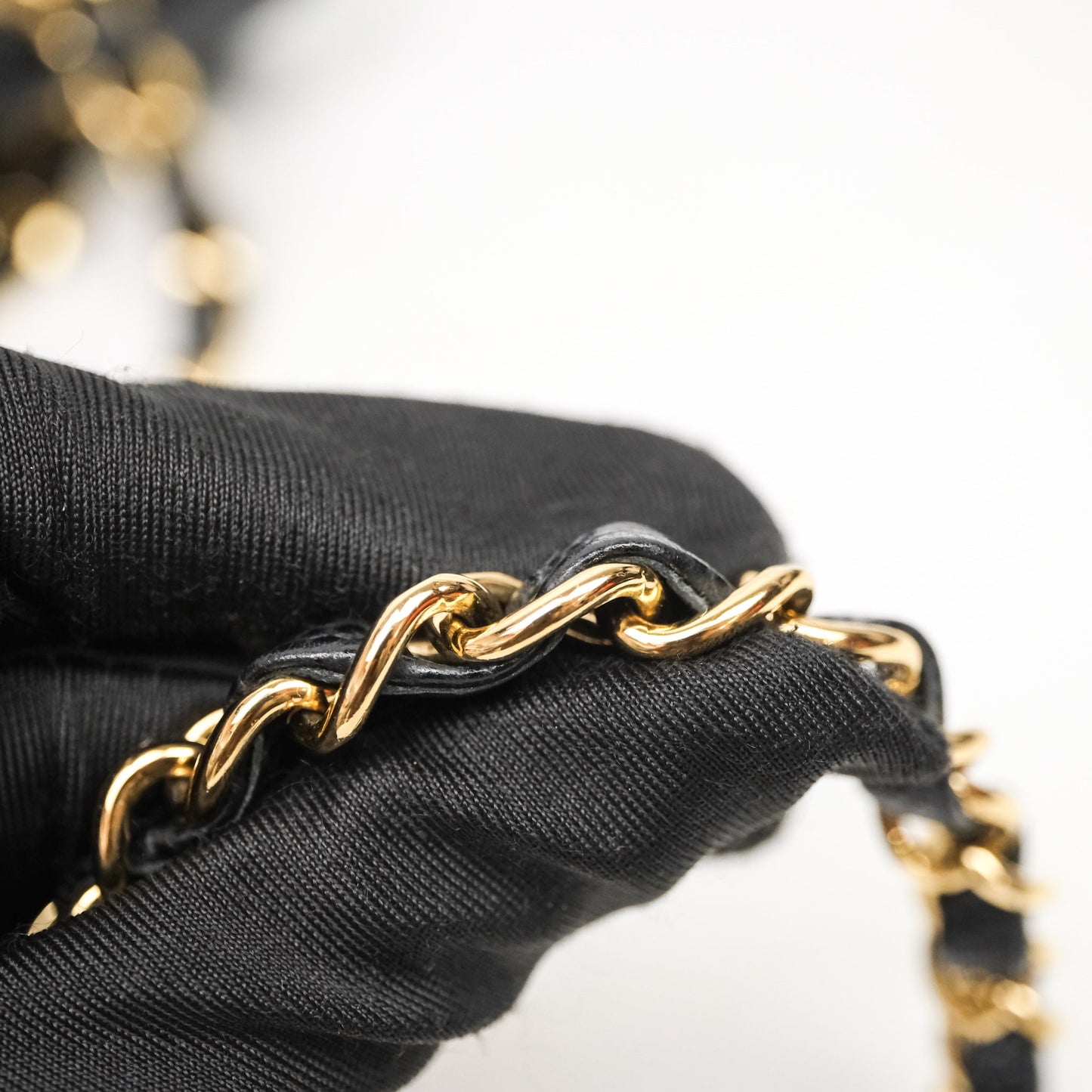 Chanel 22 Small Black Caviar Aged Gold Hardware