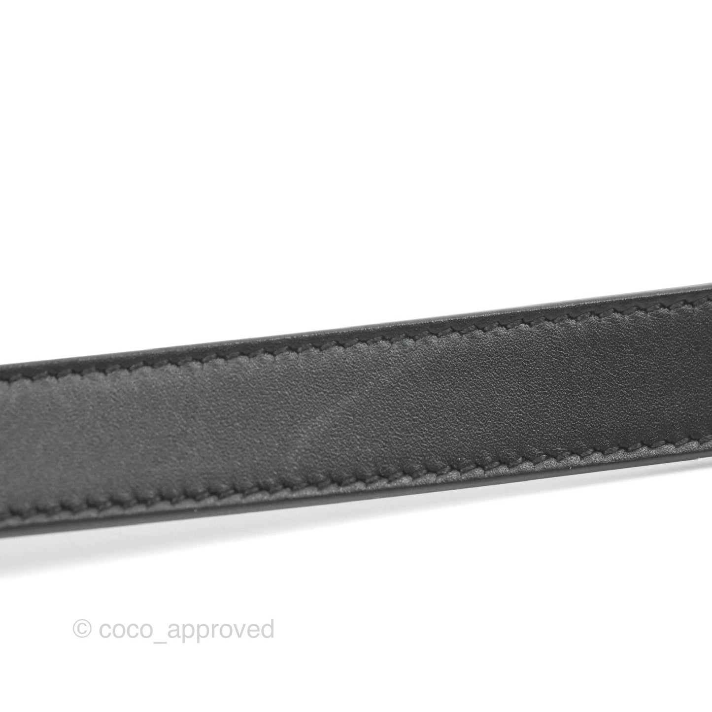 Gucci Black Calfskin Double GG 20mm Belt 80 32