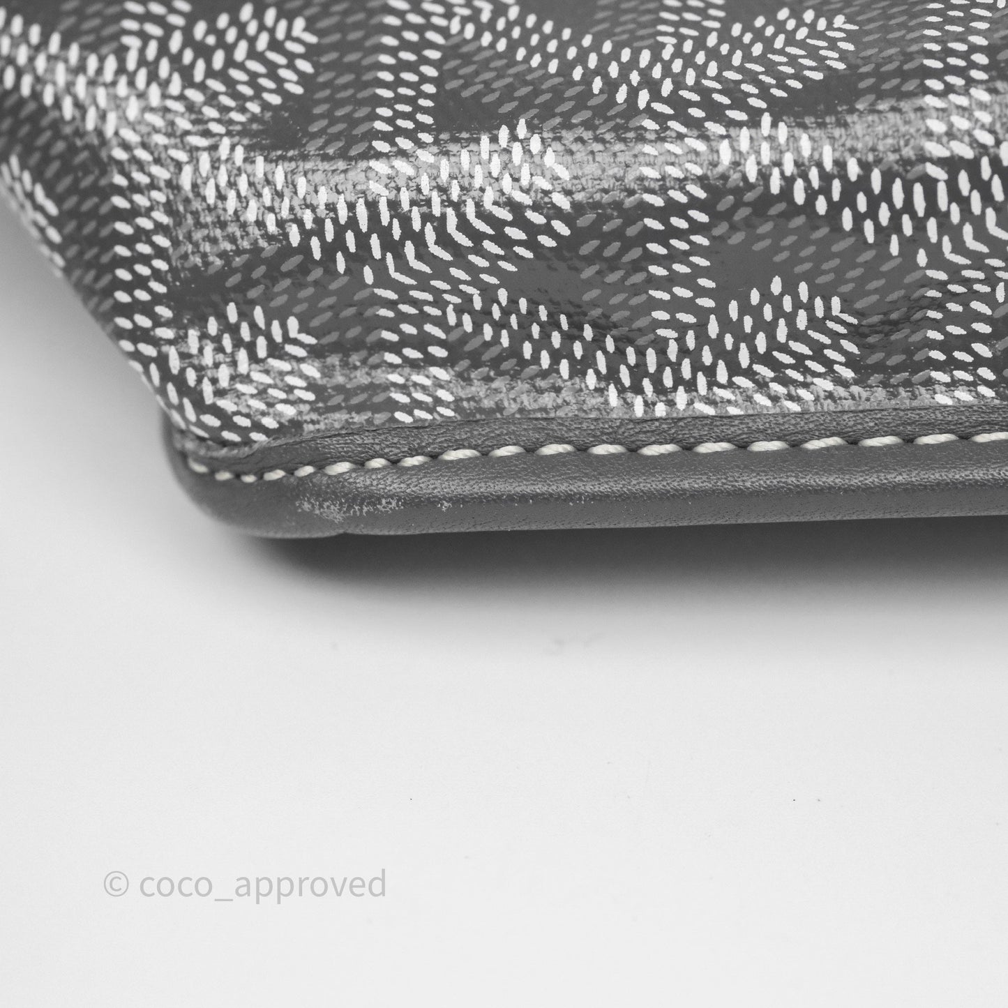 Goyard Anjou Mini Bag Goyardine Canvas Grey