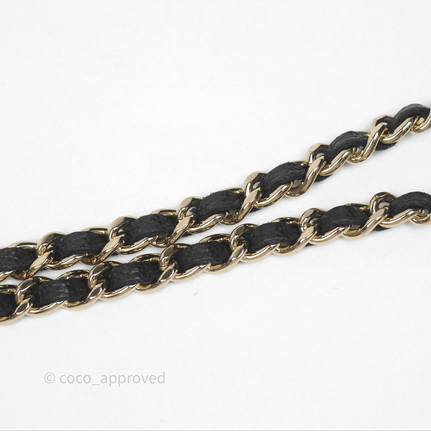 Chanel Mini Vanity With Chain Black Caviar Gold Hardware