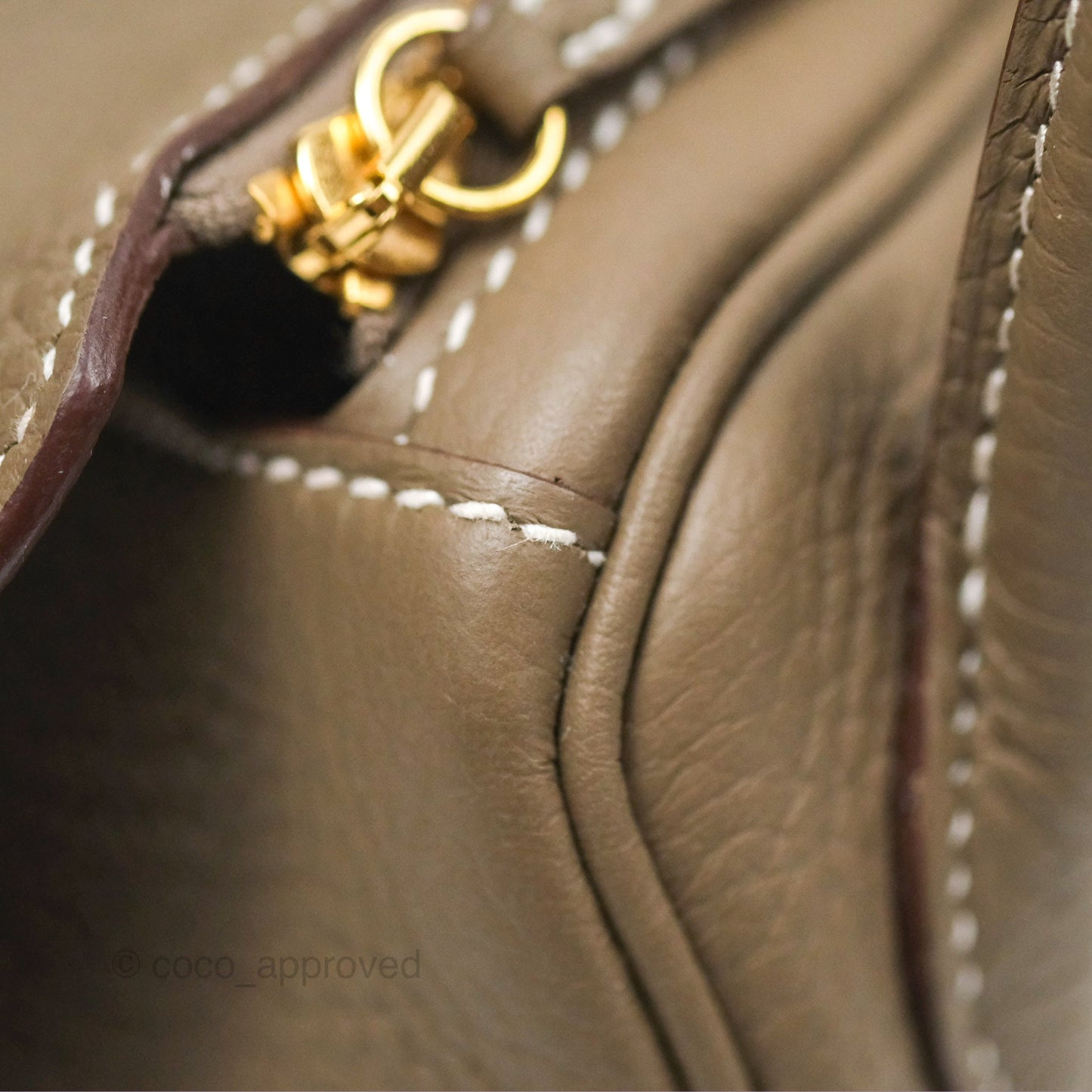 Hermès Lindy 26 Etoupe Clemence Gold Hardware