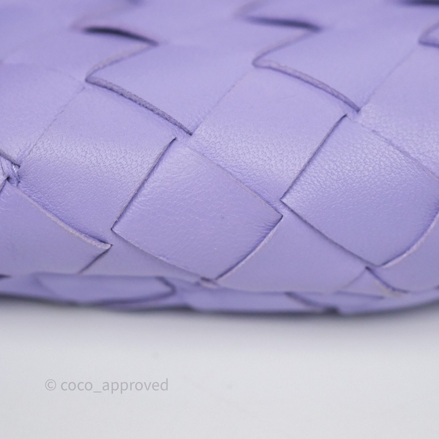 Bottega Veneta Teen Jodie Purple Intrecciato Lambskin