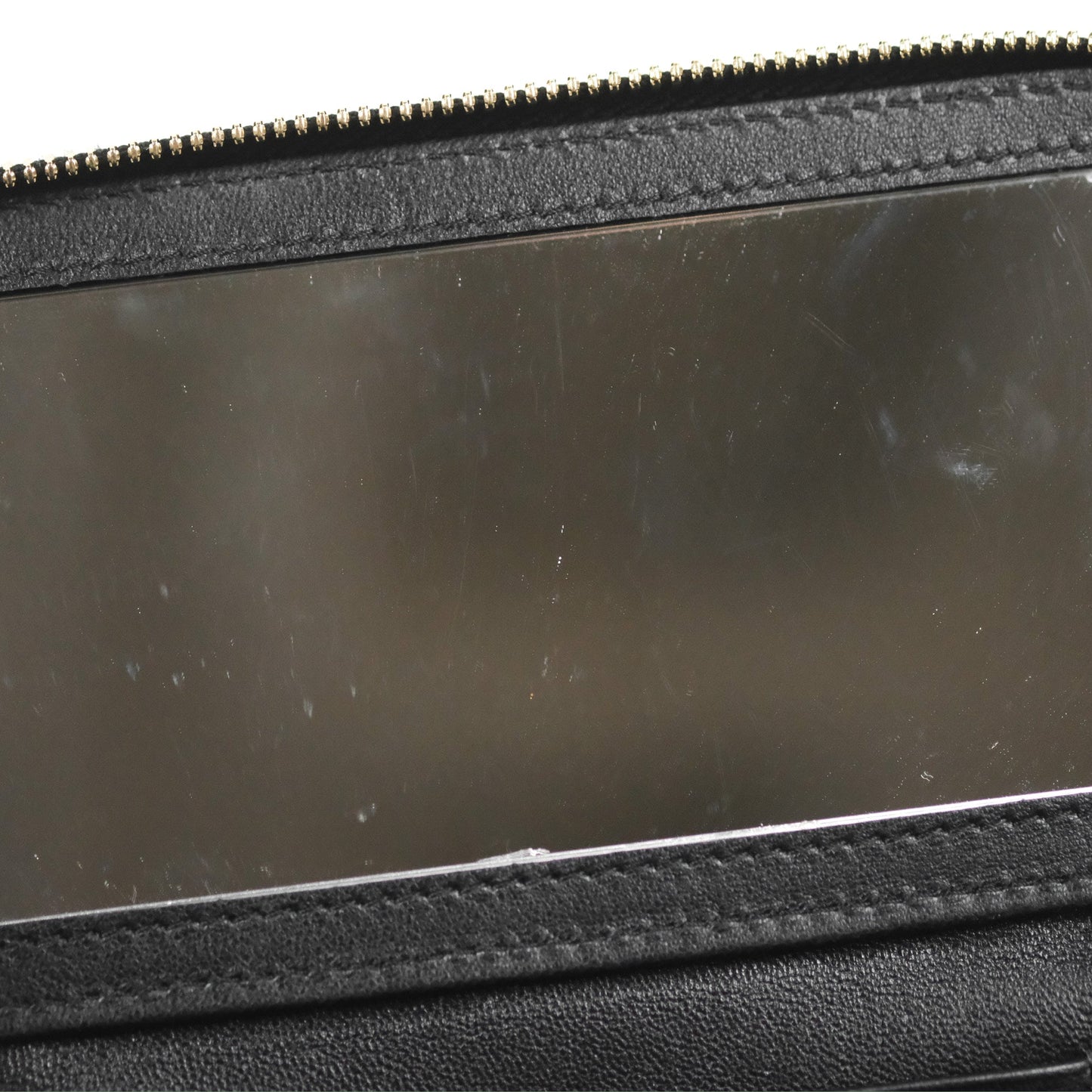 Chanel Vanity Rectangular Top Handle Black Lambskin Gold Hardware
