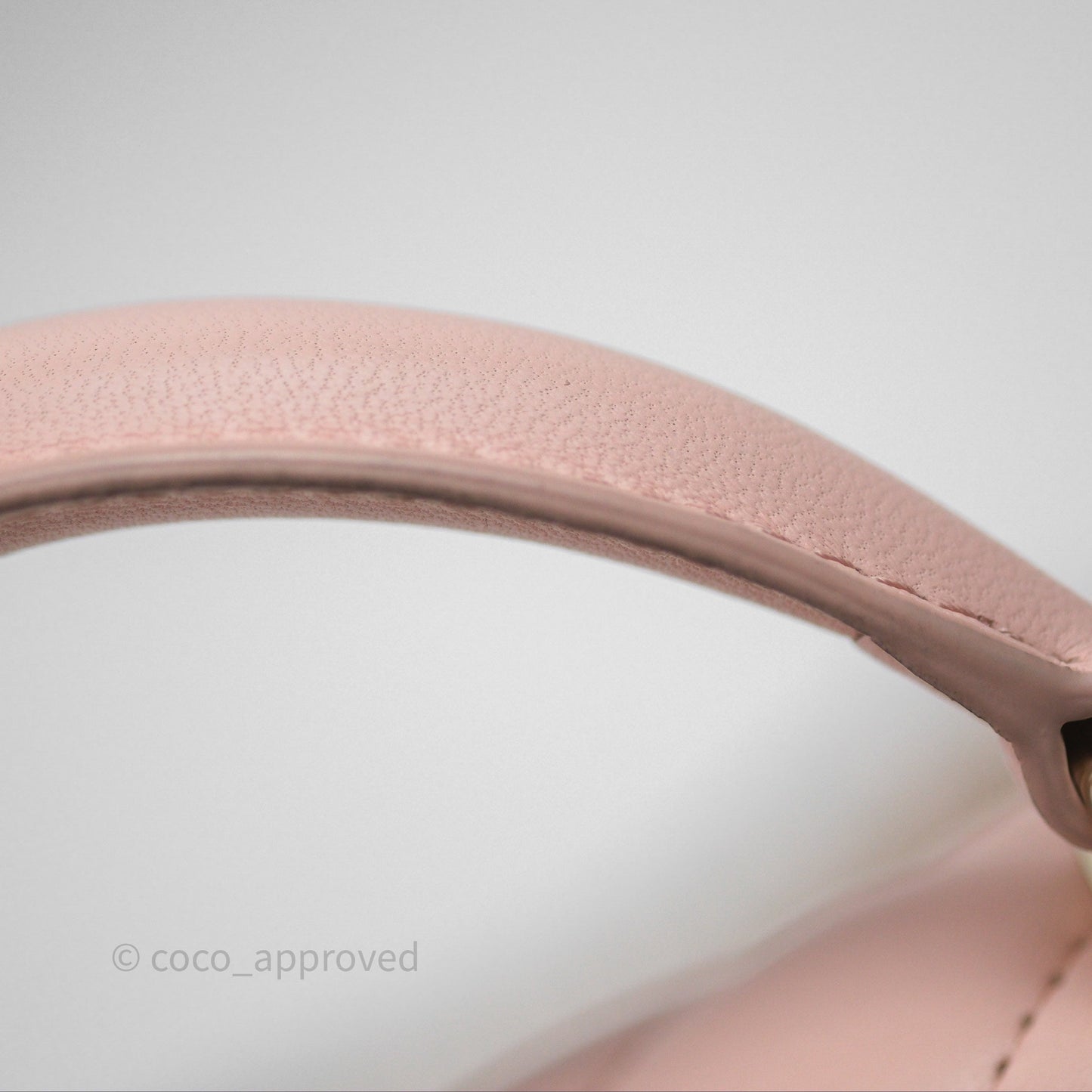 Chanel Top Handle Mini Rectangular Flap Pink Lambskin Gold Hardware