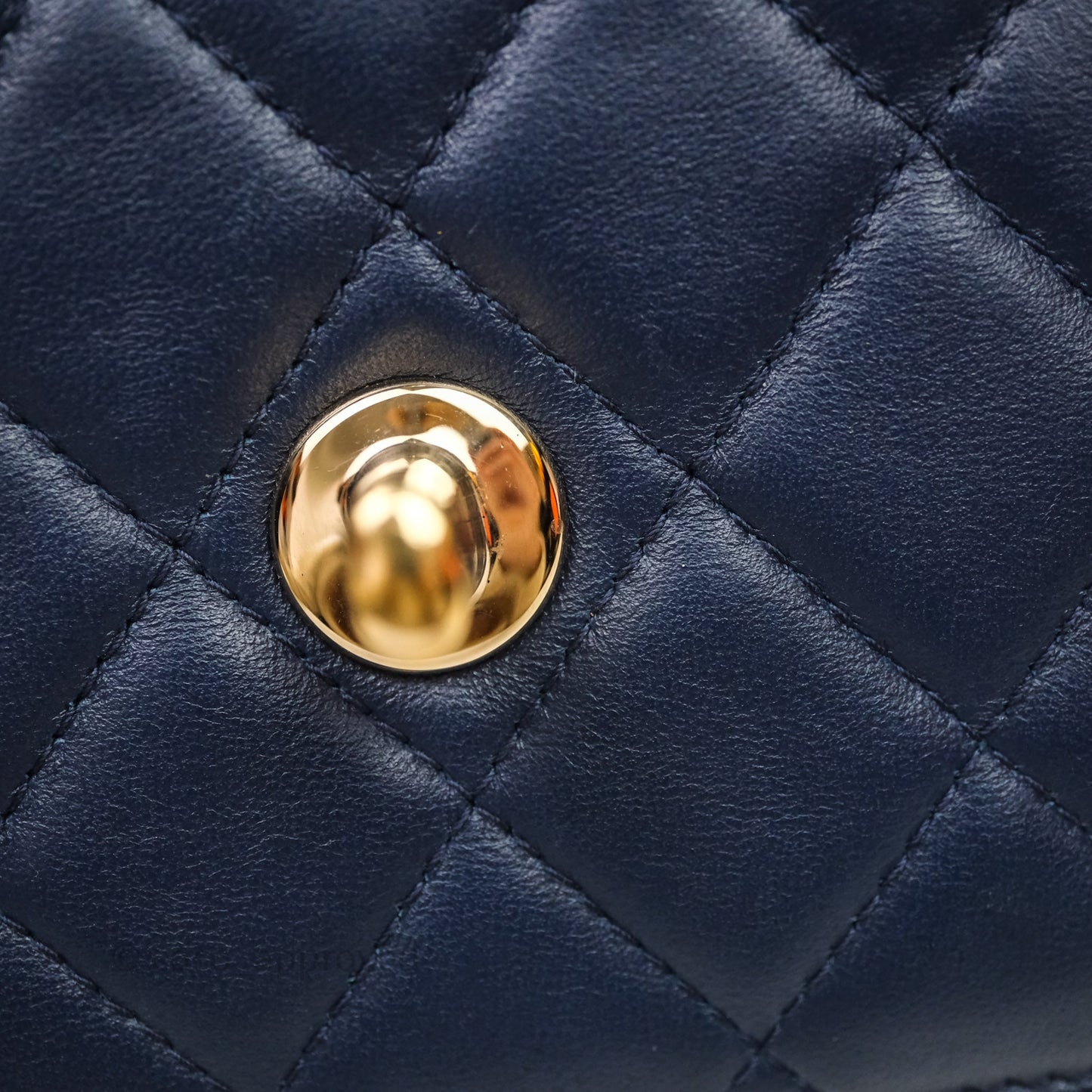 Chanel Trendy CC WOC Wallet On Chain Navy Lambskin Gold Hardware