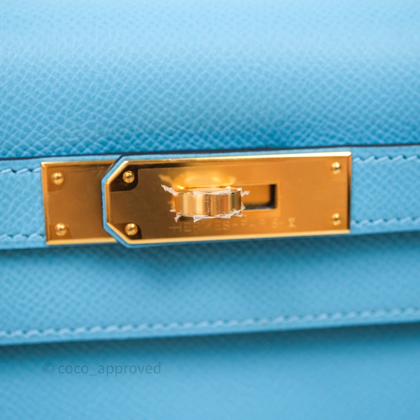 Hermès Kelly 28 Bleu du Nord P3 Epsom Gold Hardware