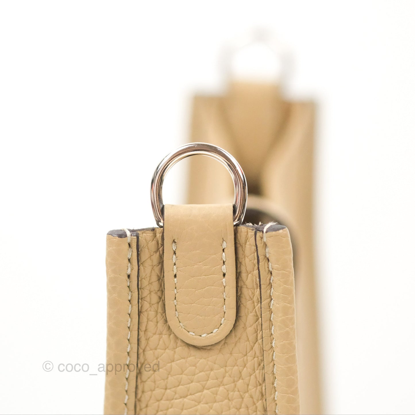Hermès Mini Evelyne 16 Trench Clemence Palladium Hardware
