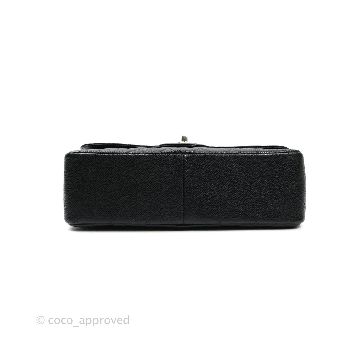 Chanel Jumbo Double Flap Black Caviar Silver Hardware⁣⁣