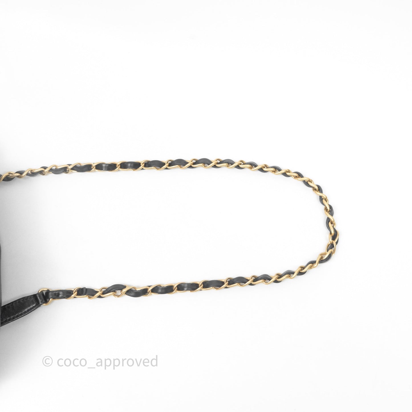 Chanel Duma Backpack Black Tweed Aged Gold Hardware