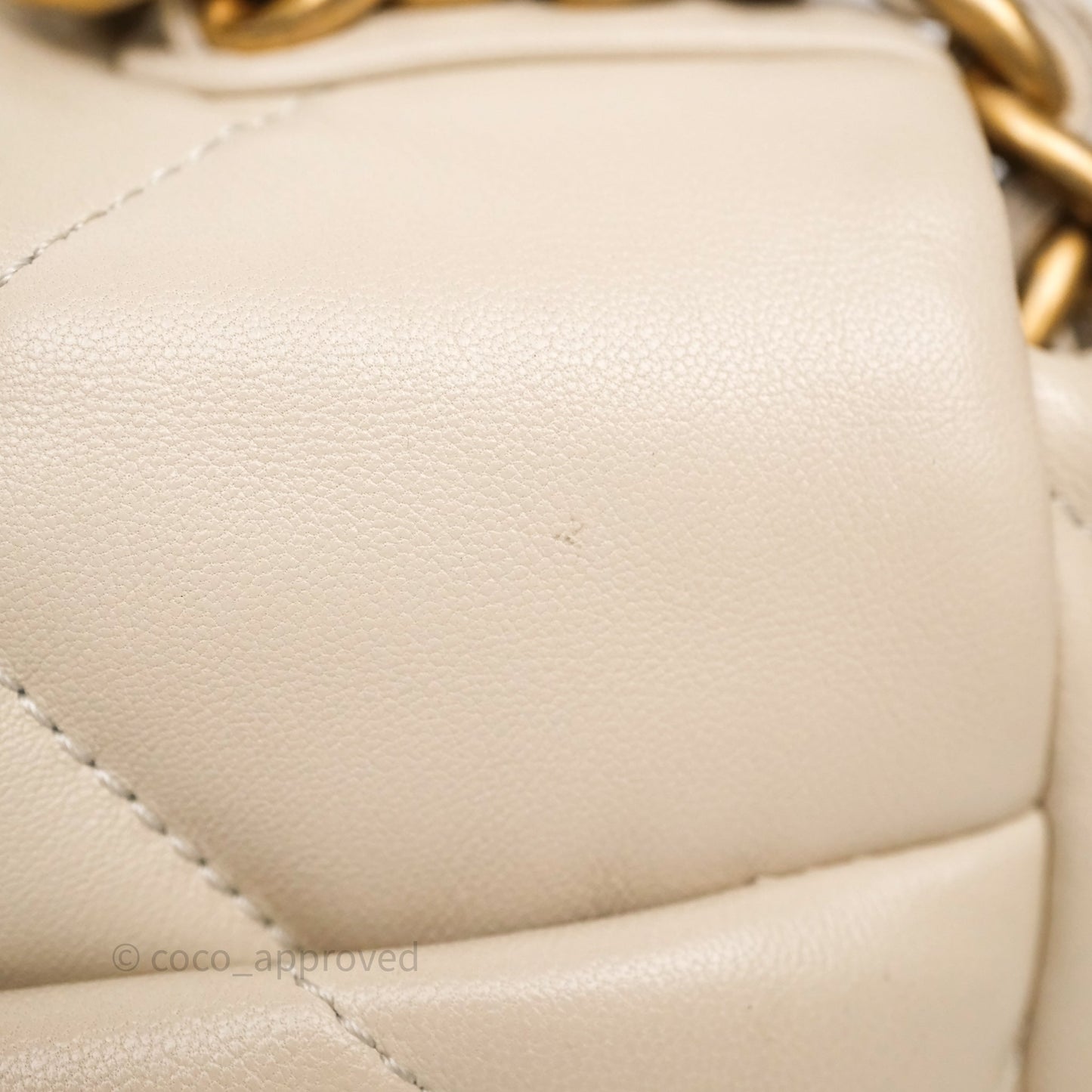 Chanel 19 Small Ivory Mixed Hardware