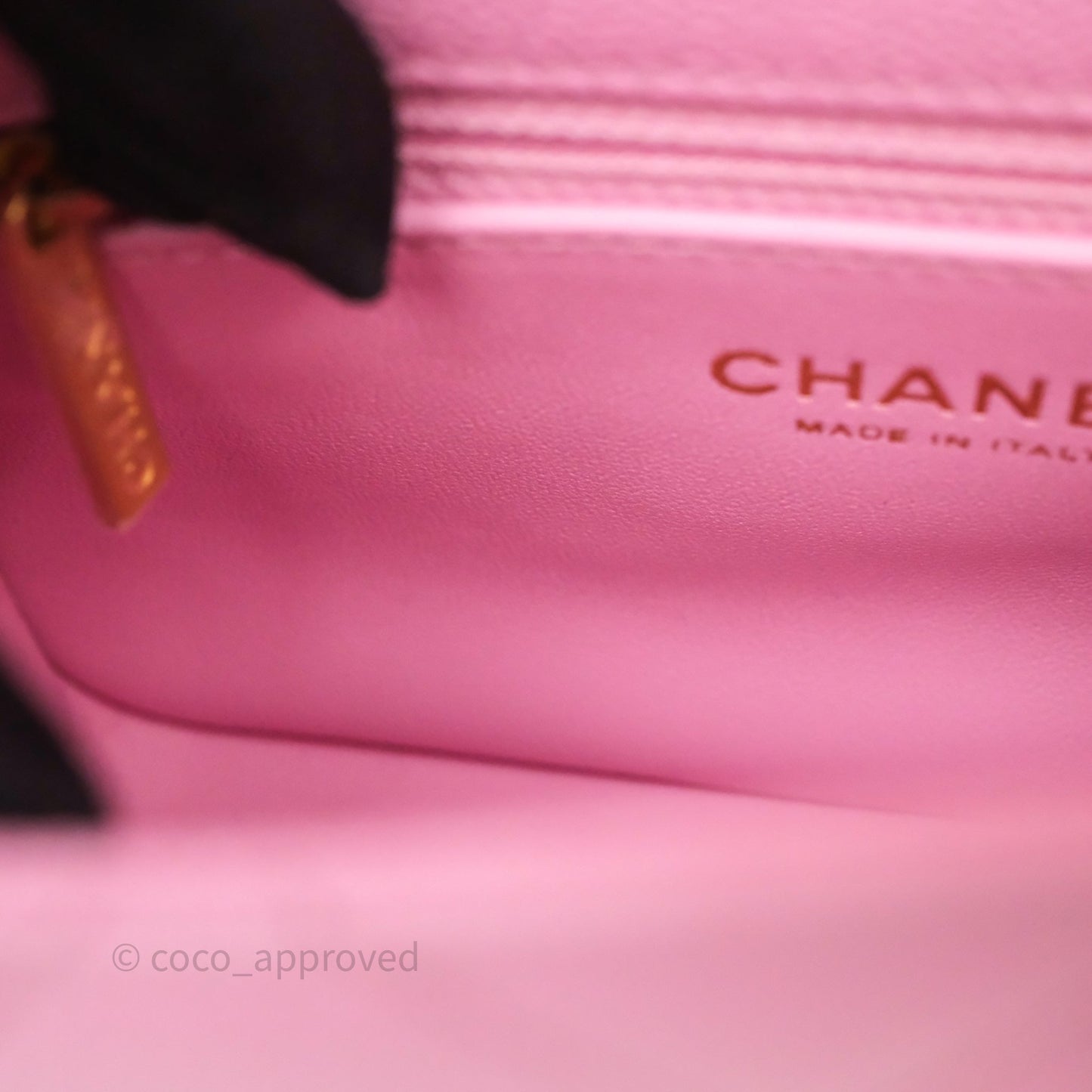 Chanel Heart Crush Mini Flap Bag Pink Caviar Aged Gold Hardware