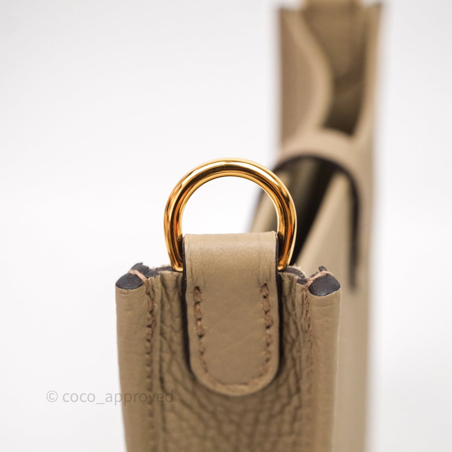 Hermes Mini Evelyne 16 Amazone Beige Marfa 8Q Gold Hardware