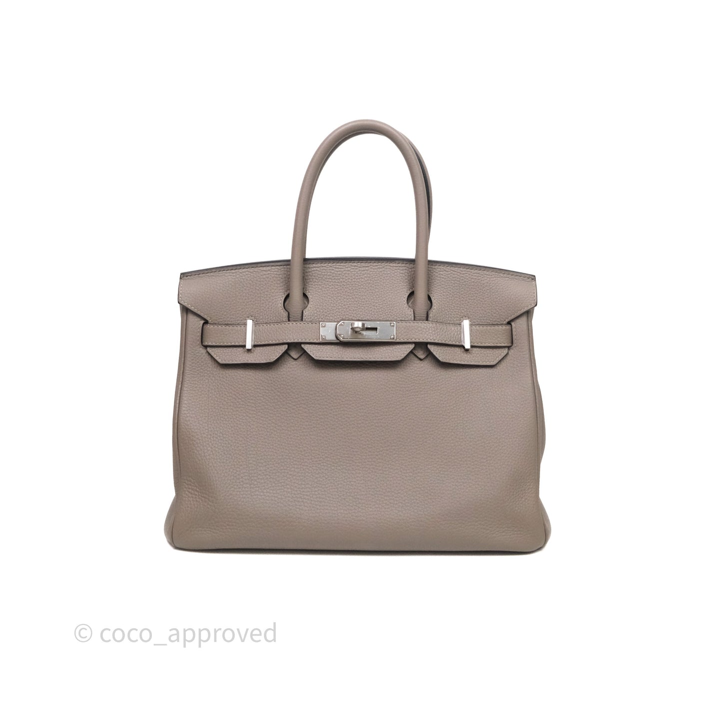 Hermès Birkin 30 Gris Asphalt M8 Togo Palladium Hardware